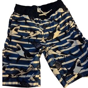 Gap Kids Shark Print Swim Shorts